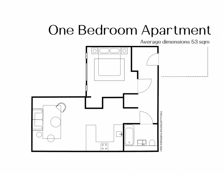 One Bedroom Apartment